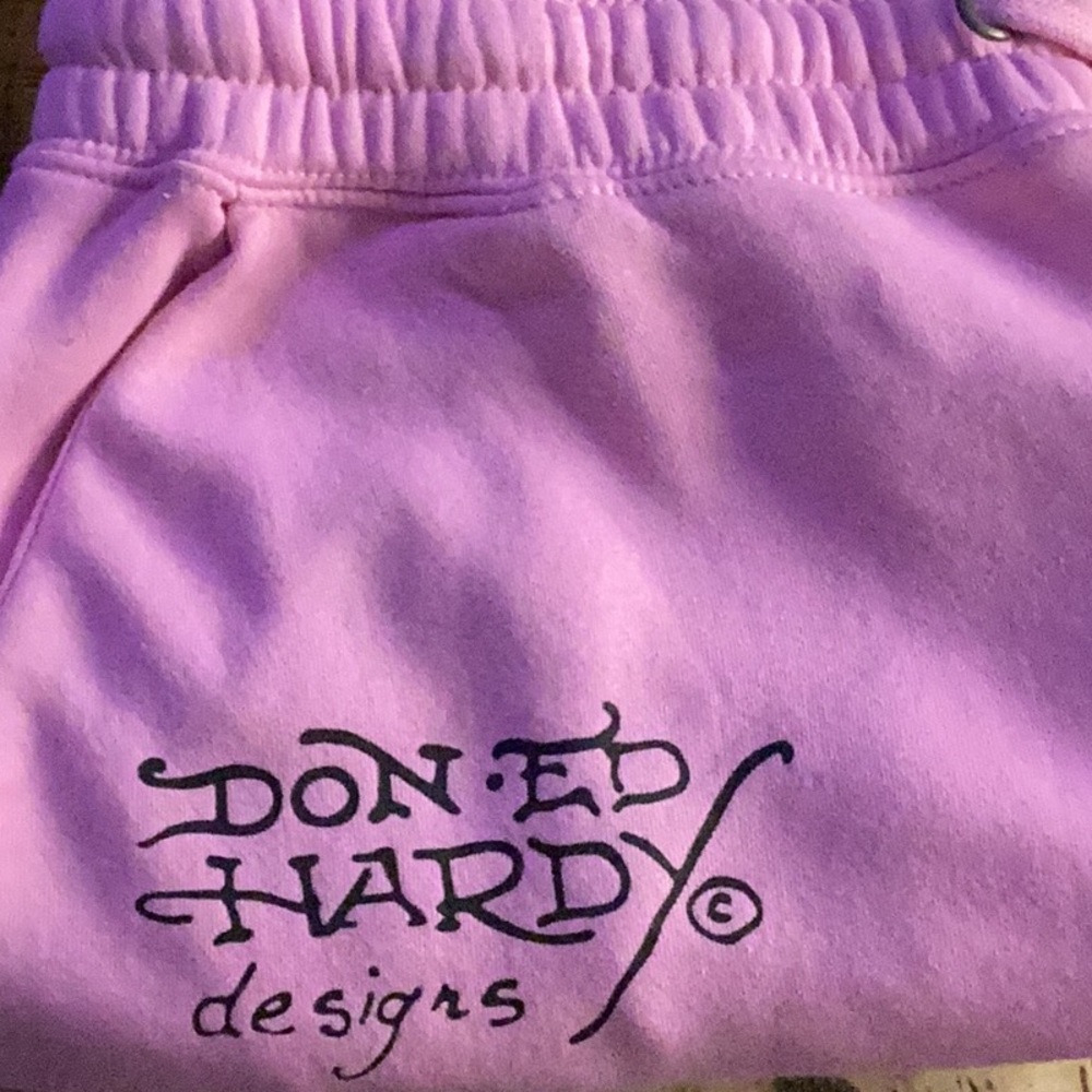 Ed Hardy Pink Sweatpants